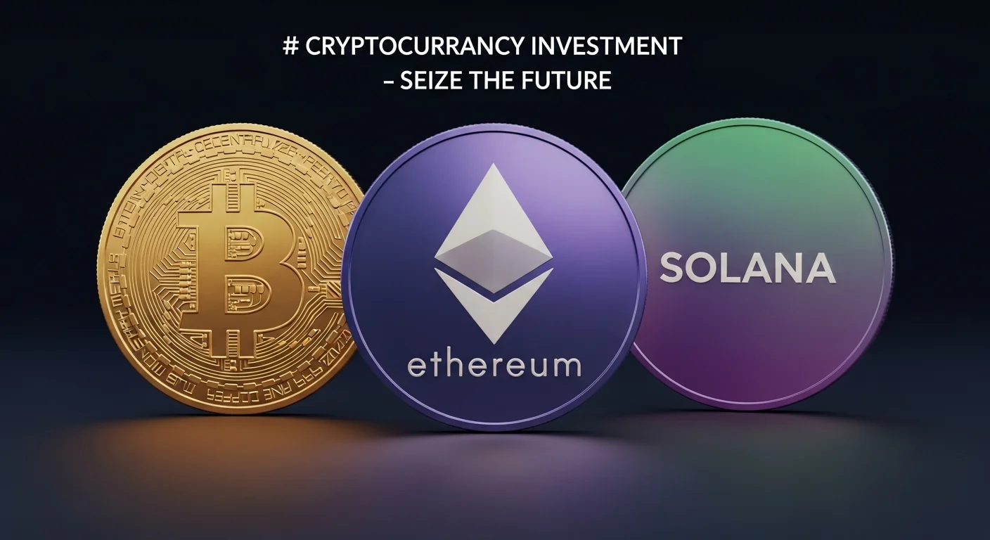 Bitcoin, Ethereum, Solana